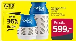 Fleggaard Letvægtsgasflaske Inkl. Gas tilbud