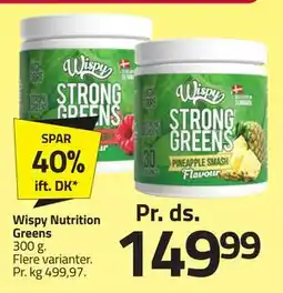 Fleggaard Wispy Nutrition Greens tilbud