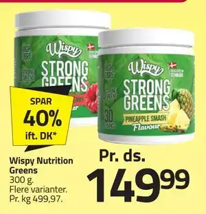 Fleggaard Wispy Nutrition Greens tilbud
