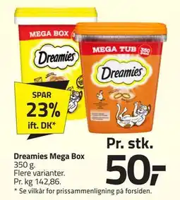 Fleggaard Dreamies Mega Box tilbud