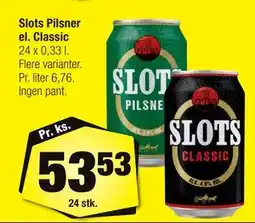 Calle Slots Pilsner el. Classic tilbud