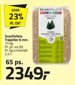 Fleggaard ScanPellets Træpiller 6 mm tilbud