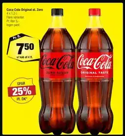 Calle Coca Cola Original el. Zero tilbud