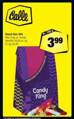 Calle Bland Selv Slik tilbud