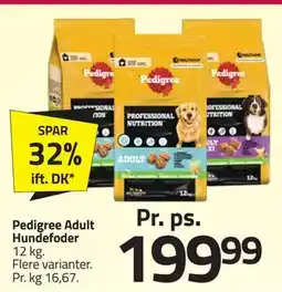 Fleggaard Pedigree Adult Hundefoder tilbud