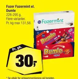 Calle Fazer Fazermint el. Dumle tilbud