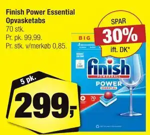 Calle Finish Power Essential Opvasketabs tilbud