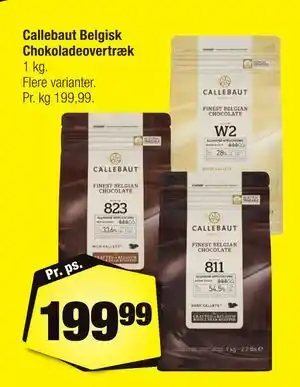 Calle Callebaut Belgisk Chokoladeovertræk tilbud