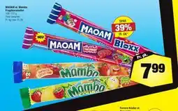 Calle MAOAM el. Mamba Frugtkarameller tilbud