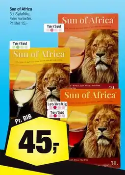 Calle Sun of Africa tilbud