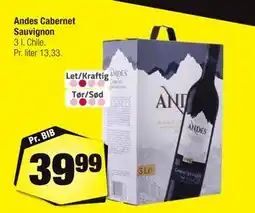 Calle Andes Cabernet Sauvignon tilbud