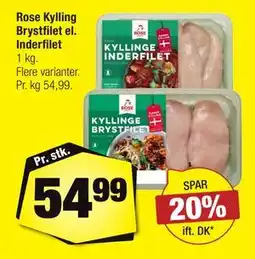 Calle Rose Kylling Brystfilet el. Inderfilet tilbud