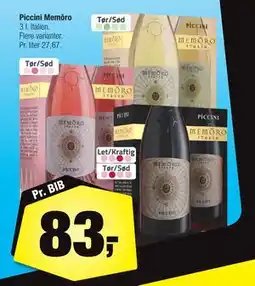 Calle Piccini Memŏro tilbud