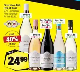 Calle Silverboom Rød, Hvid el. Rosé tilbud