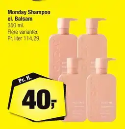 Calle Monday Shampoo el. Balsam tilbud