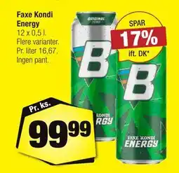 Calle Faxe Kondi Energy tilbud