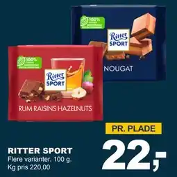 Let-Køb RITTER SPORT tilbud