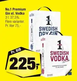 Calle No.1 Premium Gin el. Vodka tilbud