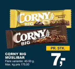 Let-Køb CORNY BIG MÜSLIBAR tilbud