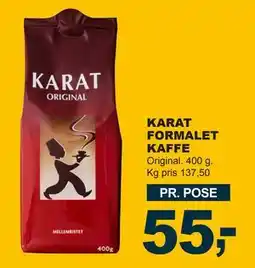 Let-Køb KARAT FORMALET KAFFE tilbud