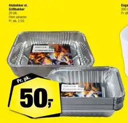 Calle Alubakker el. Grillbakker tilbud