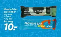 Bilka Murph Crisp proteinbar tilbud