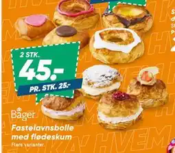 Bilka Fastelavnsbolle med flødeskum tilbud