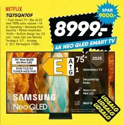 Bilka SAMSUNG TQ75QN70F tilbud