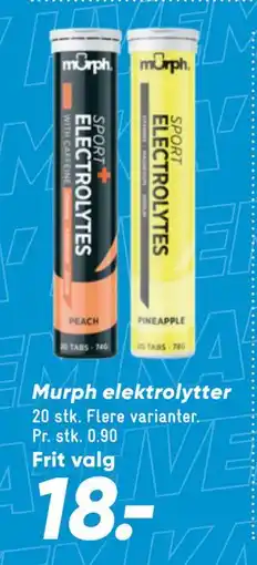 Bilka Murph elektrolytter tilbud