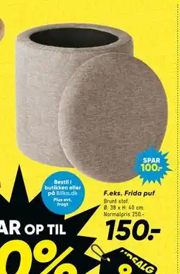 Bilka Frida puf tilbud