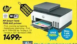 Bilka HP Smart Tank 7305 AIO printer tilbud
