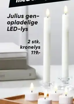 Bilka Julius genopla delige LED-lys tilbud