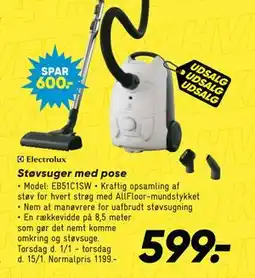 Bilka Støvsuger med pose tilbud