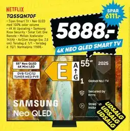Bilka SAMSUNG TQ55QN70F tilbud