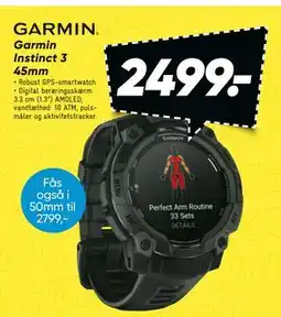 Bilka Garmin Instinct 3 45mm tilbud