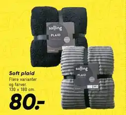 Bilka Soft plaid tilbud