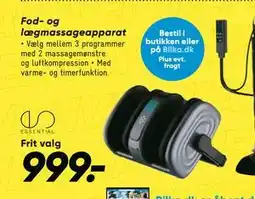 Bilka Fod- og lægmassageapparat tilbud