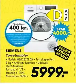 Bilka Tørretumbler tilbud