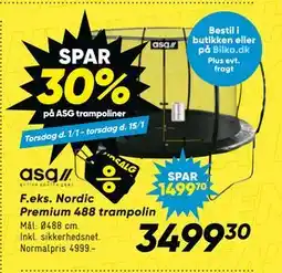 Bilka SPAR 30% på ASG trampoliner tilbud