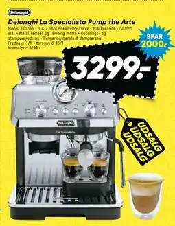 Bilka Delonghi La Specialista Pump the Arte tilbud