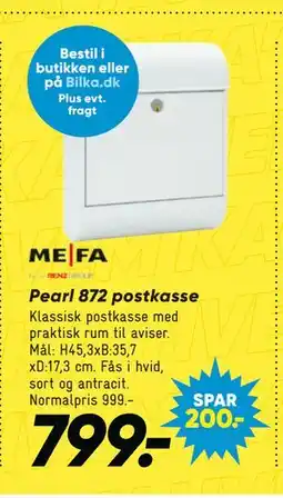 Bilka Pearl 872 postkasse tilbud