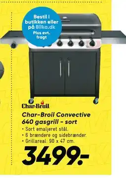 Bilka Char-Broil Convective 640 gasgrill - sort tilbud