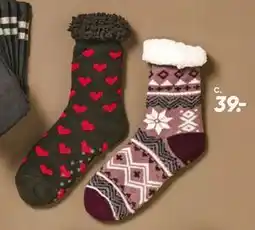 Bilka Kæmpe hyggestrømper med plysfor tilbud