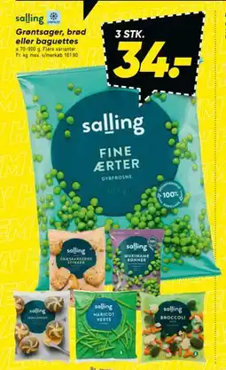 Bilka Grøntsager, brød eller baguettes tilbud