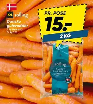 Bilka Danske gulerødder tilbud