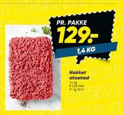 Bilka Hakket oksekød tilbud