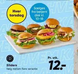 Bilka Sliders tilbud