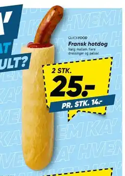 Bilka Fransk hotdog tilbud