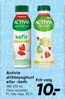 Bilka Activia drikkeyoghurt eller -kefir tilbud