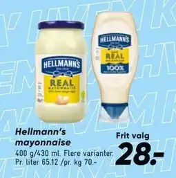 Bilka Hellmann’s mayonnaise tilbud